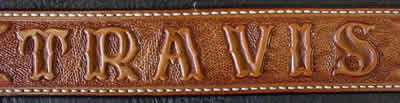 Carved Name Belt