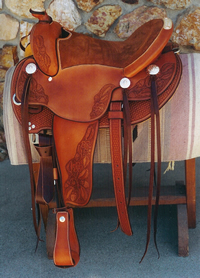 Custom Arab Western Saddle