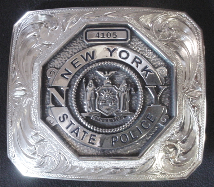 New York Police Badge Buckle
