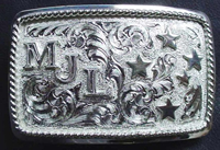 Southern Cross Belt Buckle with Initials